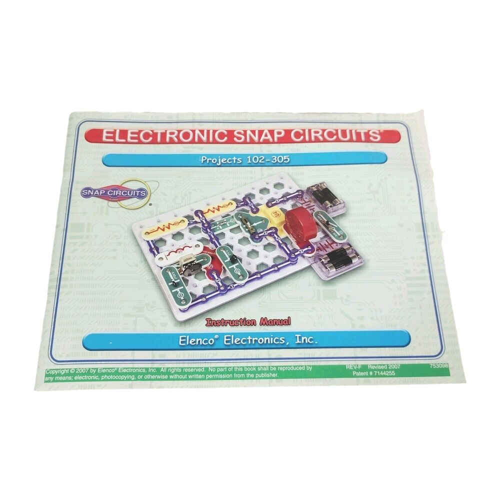 Snap Circuits by Elenco Projects 102-305 Instruction Manual